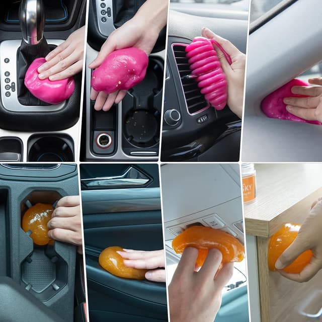 Detalle de Tastatur Reinigungsgel 2er Set für Innenraum