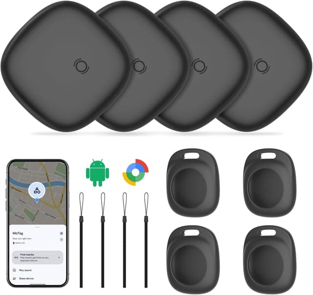 Detalle de Android Tracker Tag 4 Pack, 100dB