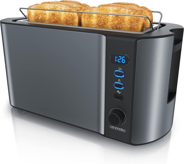 Detalle de Arendo Frukost 4-slice long slot toaster 6-settings 🍞