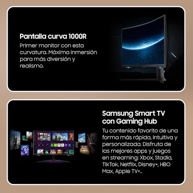 Thumbnail 1 de Samsung LS32BG652EUXEN Monitor Odyssey G6 32" QHD 240 Hz