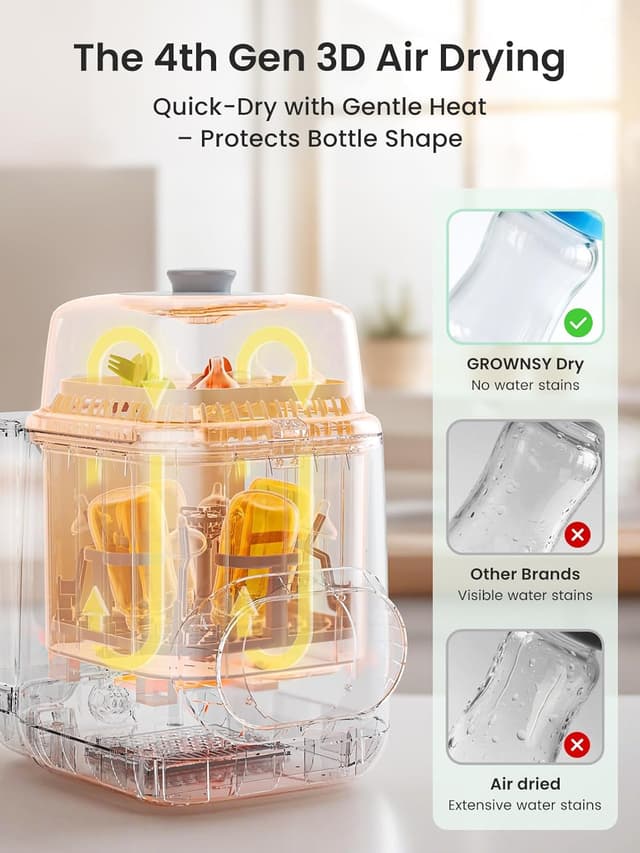 Thumbnail 4 de Grownsy EaseClean Bottle Washer Pro 3-in-1 steriliser
