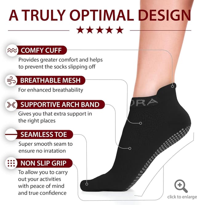 Thumbnail 2 de Rymora Non Slip Grip Socks