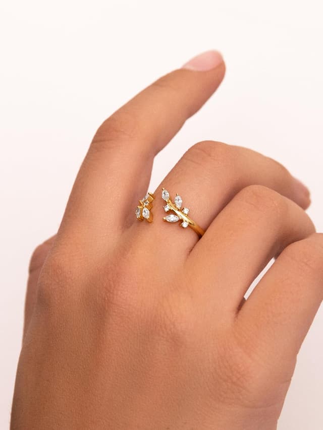 Thumbnail 4 de SINGULARU Bague Buganvilla rĂ©glable 10-16 đ