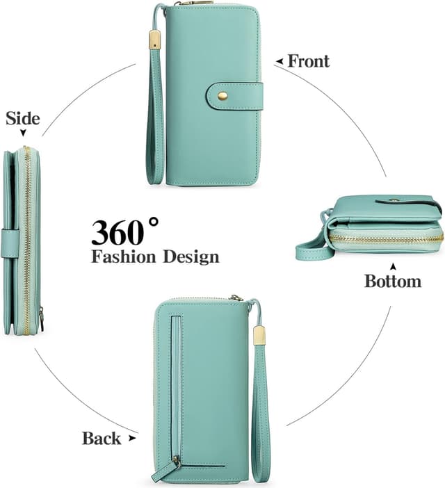 Detalle 2 de GAEKEAO vegan leather wallet 20 cm