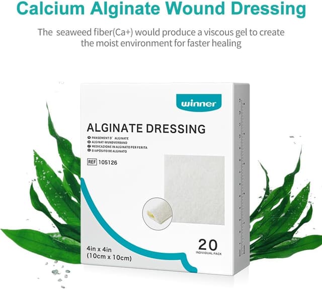 Thumbnail 3 de Winner Medical Calcium Alginate Dressing 10x10 cm
