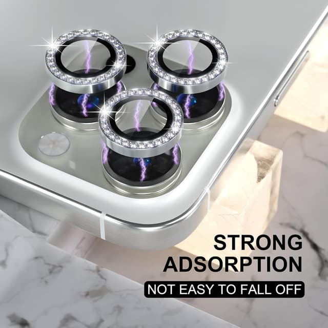 Thumbnail 5 de Choiche iPhone 16 Pro Camera Lens Protector 9H