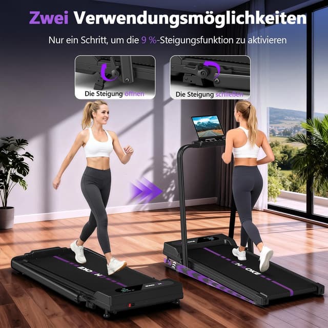 Thumbnail 5 de CHAOKE Laufband 2026 für Zuhause 2,75HP klappbar