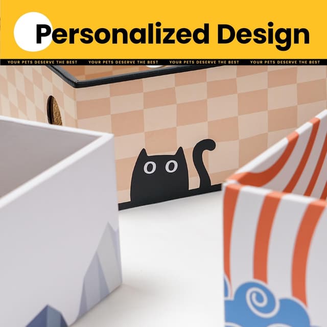 Detalle de Conlun cat scratcher board 41 x 24 cm