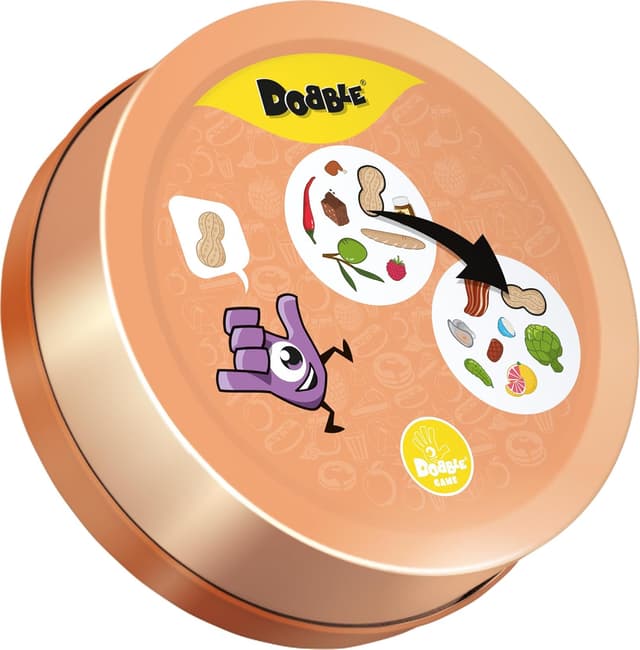 Detalle de Dobble Zygomatic Gourmandise – Gioco da tavolo francese (da 4 anni), 2–5 giocatori, circa 10 minuti