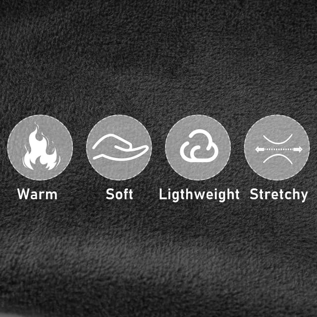 Detalle de Leberna Dog Jumper Fleece Vest Sweater (Grey, S) – warm & lightweight pullover for small to medium dogs