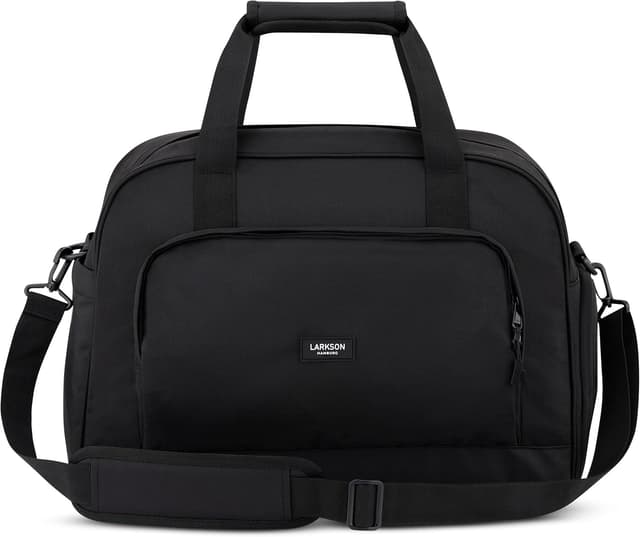 Detalle de Larkson Weekender Finja Large (38 l) – wasserabweisende Reisetasche mit Schuhfach für Handgepäck