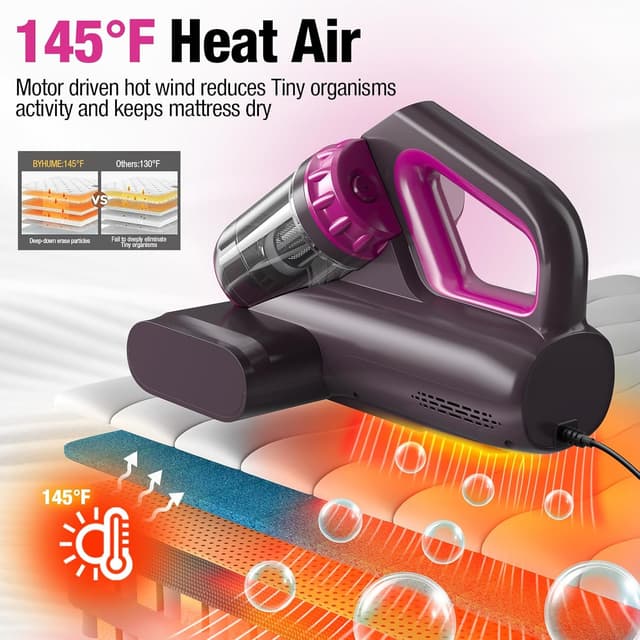 Thumbnail 3 de BYHUME Mattress Vacuum Cleaner 17KPa Bed Vacuum 📢