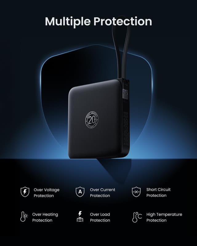 Thumbnail 6 de Coowisty Power Bank 20000mAh 22.5W