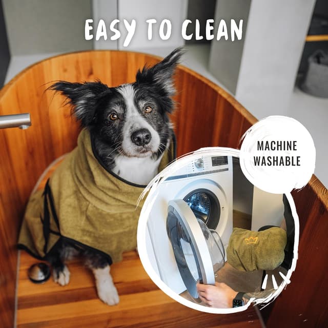 Thumbnail 5 de Rudelkönig Peignoir chien 100% coton