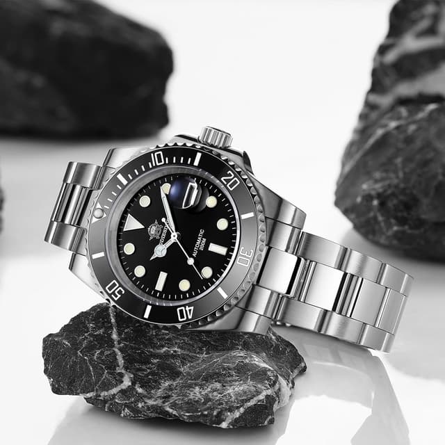 Thumbnail 6 de ADDIESDIVE AD2503 Herren-Automatikuhr mit Saphirglas, 200 m Wasserdichtigkeit und Saphirglas