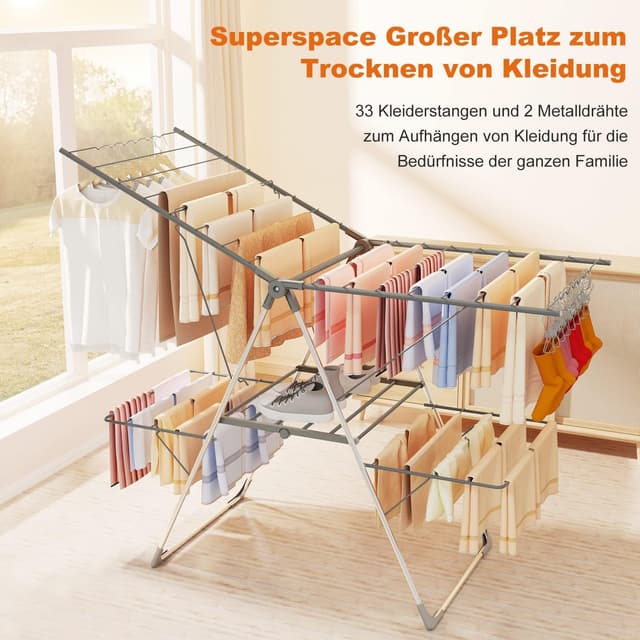 Thumbnail 8 de Innotic Tendedero Plegable Vertical 🧺 – Ideal para Espacios pequeños