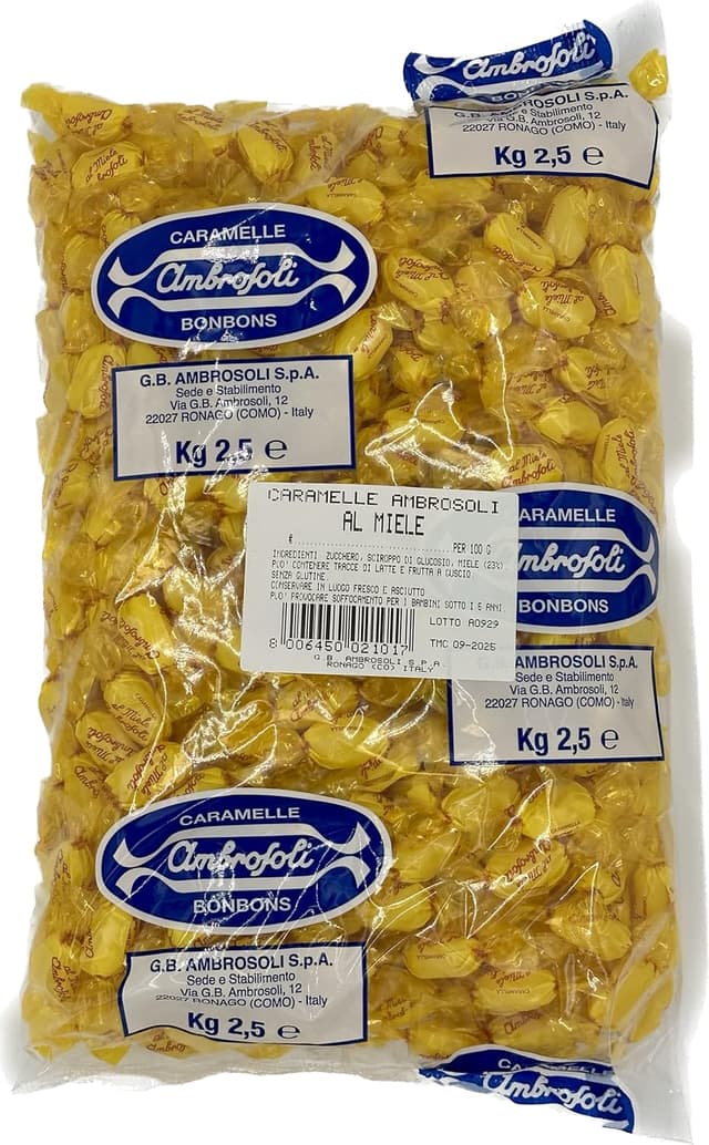 Detalle de Ambrosoli Caramelle Classiche al miele in sacchi da kg 2,5