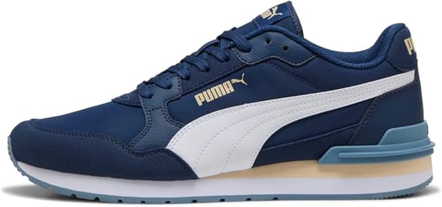 Detalle de PUMA St Runner V4 NL Zapatillas lona blanca azul 39