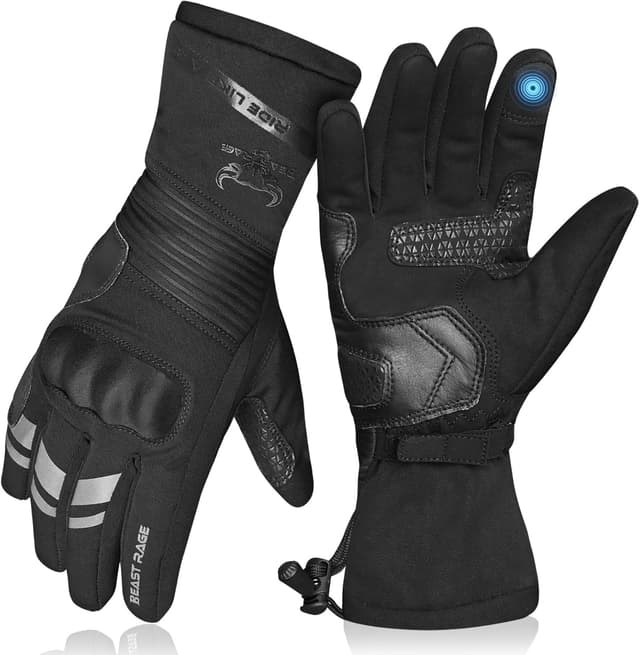 Imagen de BEAST RAGE Gants de moto thermiques imperméables en OfertitasTOP
