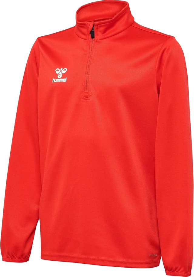 Detalle 2 de Hummel Uni_Kids Hmlessential Half-Zip Kids Kapuzen-Sweatshirt