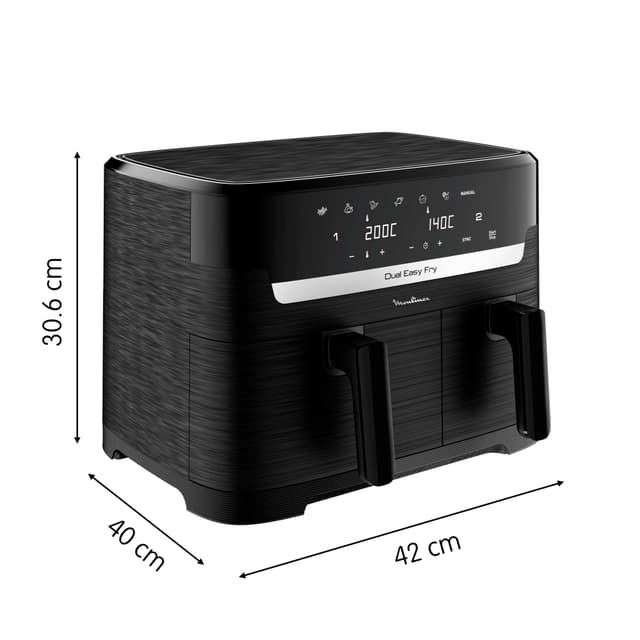 Thumbnail 5 de Moulinex Dual Easy Fry EZ901N freidora de aire 8,3 L