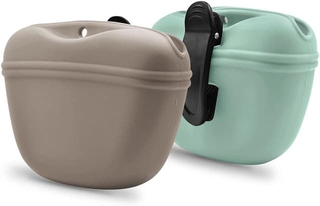 Detalle de AUDWUD Silicone Dog Treat Pouch clip on