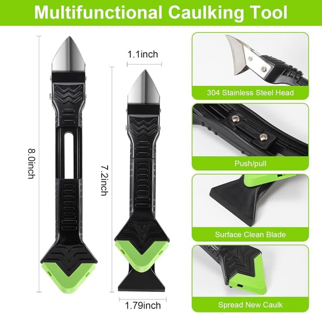 Detalle 2 de Caulking Tool 3 in 1 Sealant Finishing Tool ⌛📏