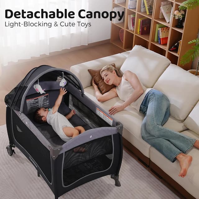 Thumbnail 5 de Pamo Babe Playard Portable Crib
