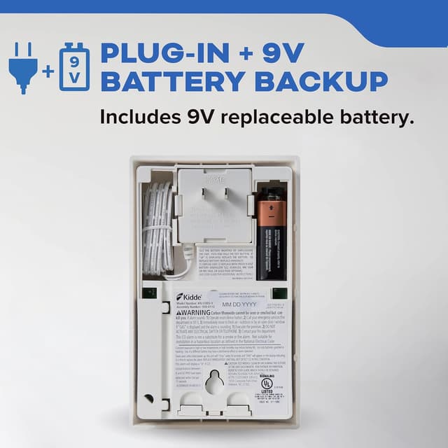 Thumbnail 2 de Kidde Carbon Monoxide Detector 9-Volt 🏠