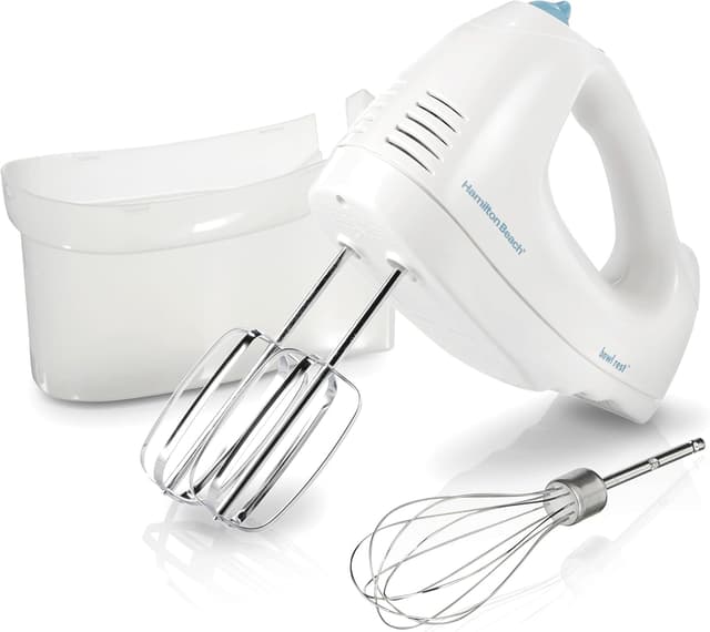 Detalle de Hamilton Beach 62682RZ Hand Mixer with Snap-On Storage Case (White)