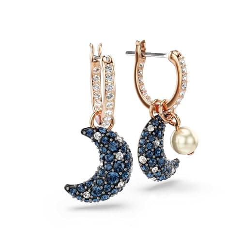 Detalle 1 de Swarovski Pendientes Luna Perla