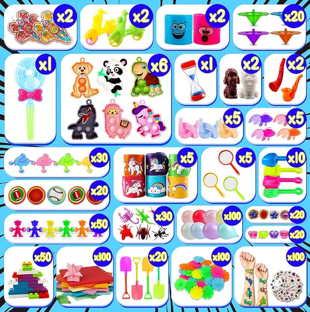 Detalle de KissFuture 1000 Party Favors for Kids