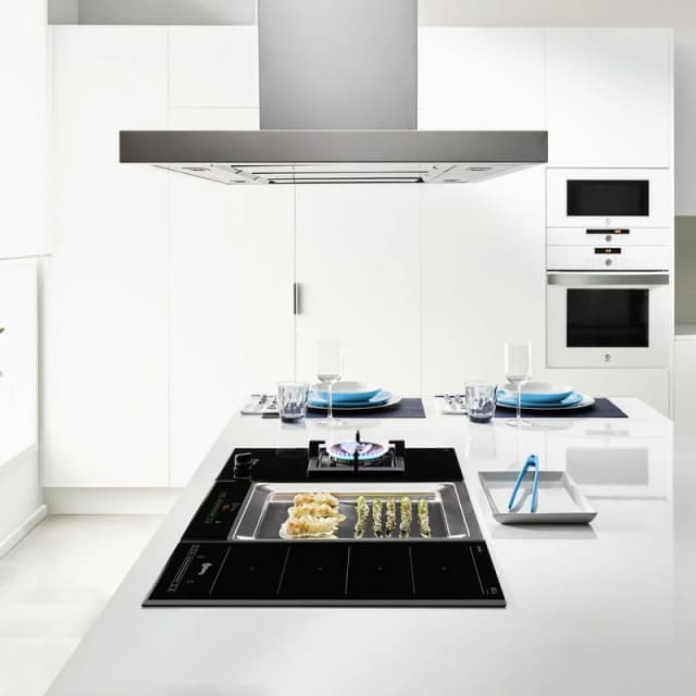 Detalle 2 de Balay 3ETG631HB placa modular de gas 1 zona negra con quemador wok