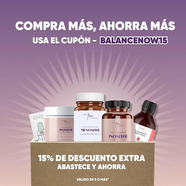 Thumbnail 1 de Inositol Myo & D-Chiro PCOS 4100MG 🌿 – Balance hormonal y metabolismo