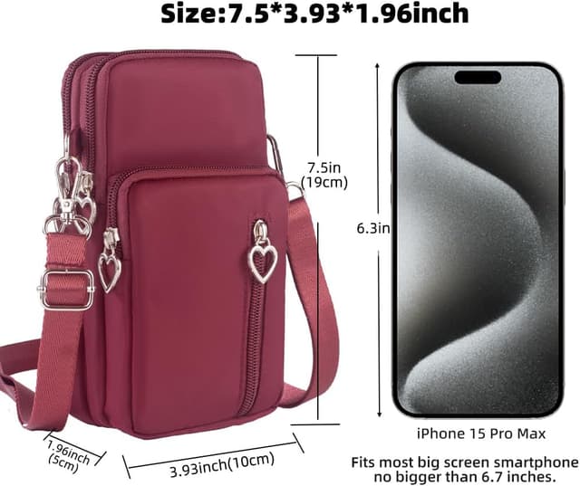 Detalle de Small crossbody phone bag 26 to 58 in