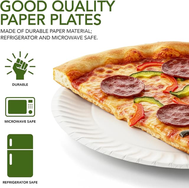 Thumbnail 2 de Stock Your Home 9-Inch Paper Plates