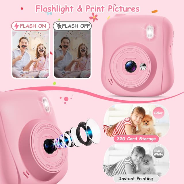 Thumbnail 5 de Hangrui Kids Camera 14MP instant print camera
