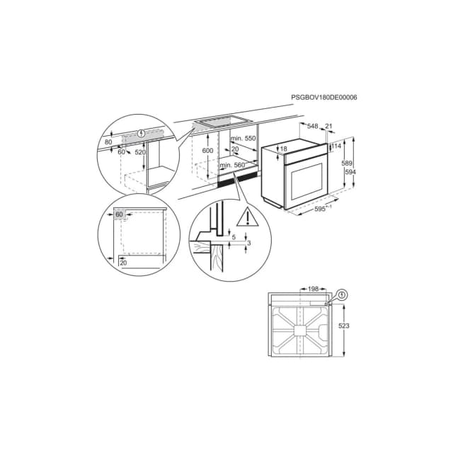Detalle 2 de Electrolux EOC6P77X horno a vapor
