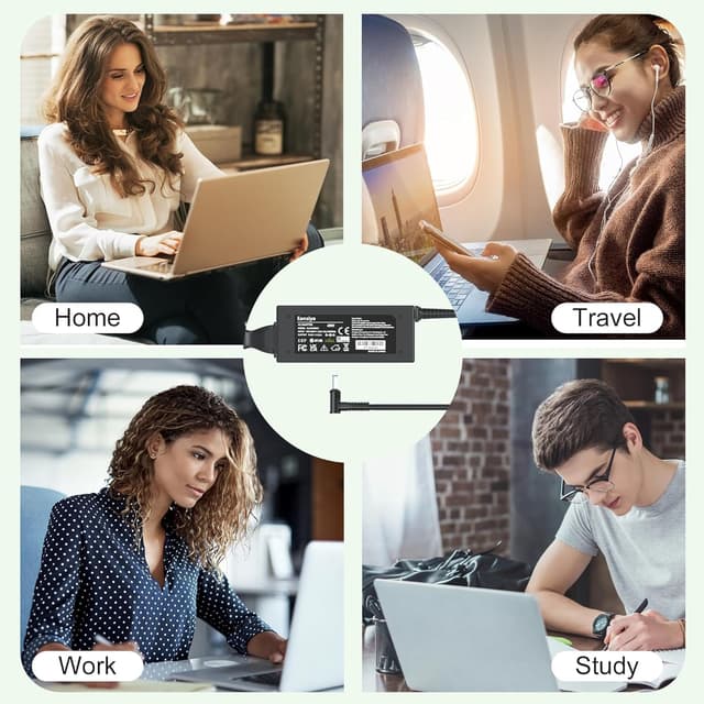 Thumbnail 6 de Eansiya chargeur PC portable 45 W 19,5 V