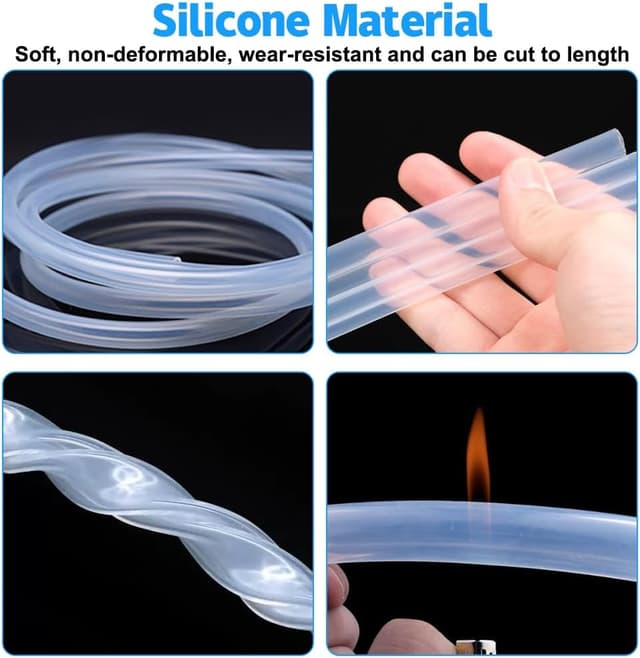 Detalle 1 de Silikonschlauch 8 mm 2 m transparent