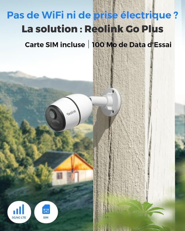 Detalle 2 de Reolink Go Plus 4MP Caméra extérieure