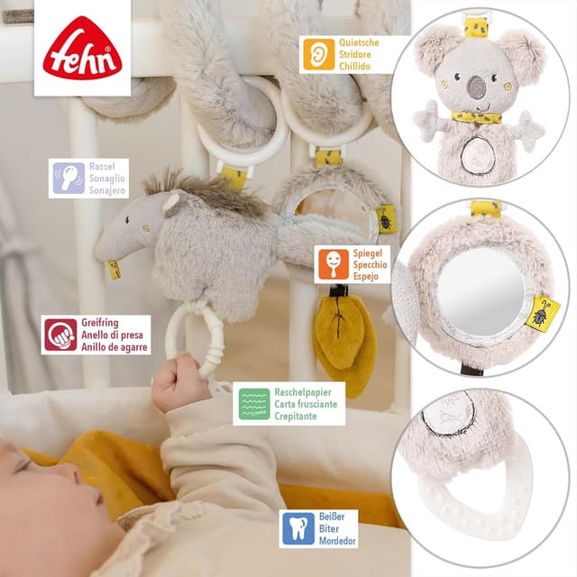 Detalle 1 de Fehn Espiral de actividades Australia para bebés 🚼
