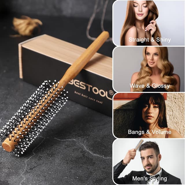 Detalle 2 de BESTOOL Petite brosse ronde pour brushing