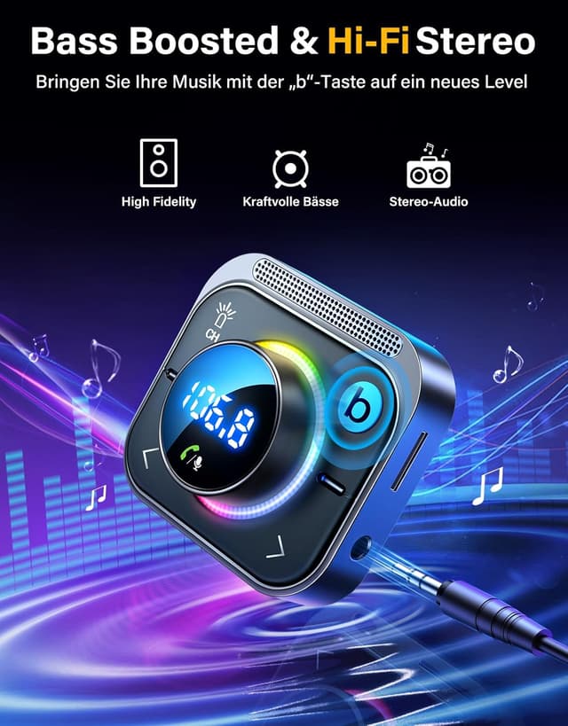 Thumbnail 1 de JOYROOM 96W Bluetooth 5.4 Adapter Auto