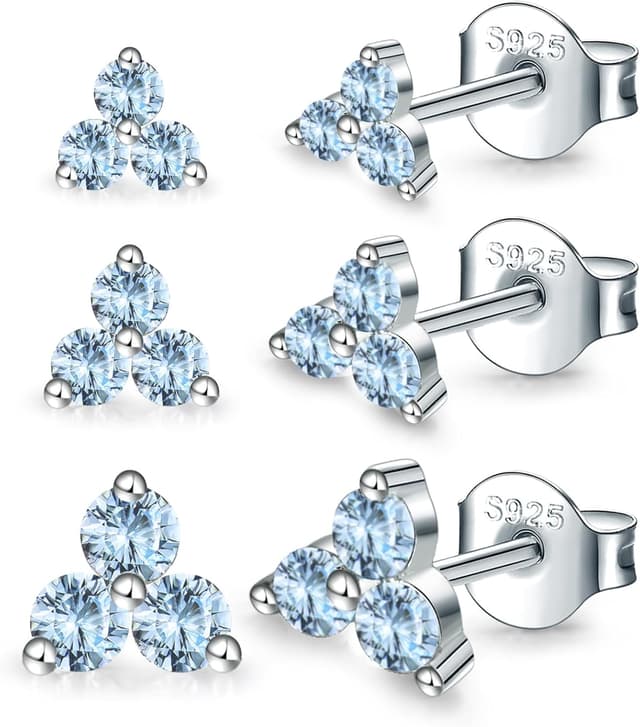 Thumbnail 6 de MASOP Ohrstecker-Set mit Zirkonia 3 mm