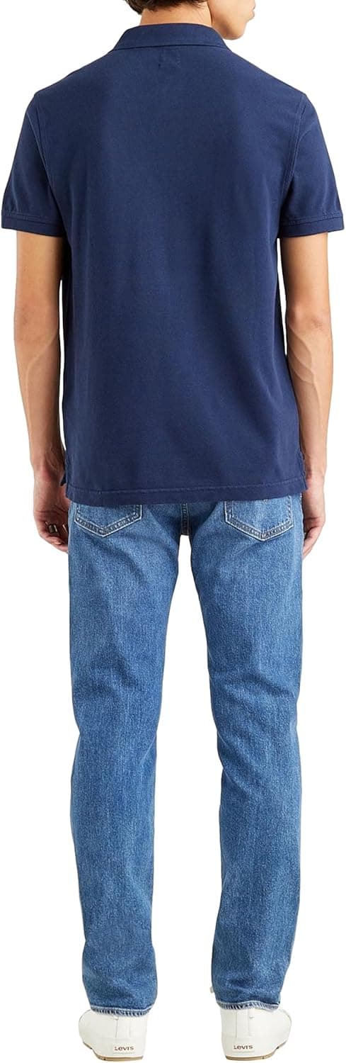 Detalle de Levi's Housemark Polo Hombre - Camiseta Dress Blues 🌊