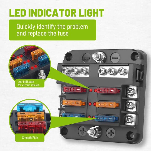 Thumbnail 1 de Chelhead 6 Fach Kfz Sicherungshalter