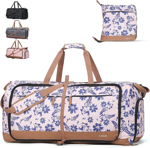 Detalle de Lekesky Reisetasche 80L für Damen Weekender