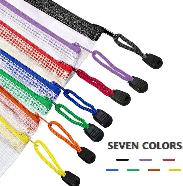 Detalle 2 de Newthinking 28er Set Dokumententaschen mit Reißverschluss – wasserdicht, in 7 Größen