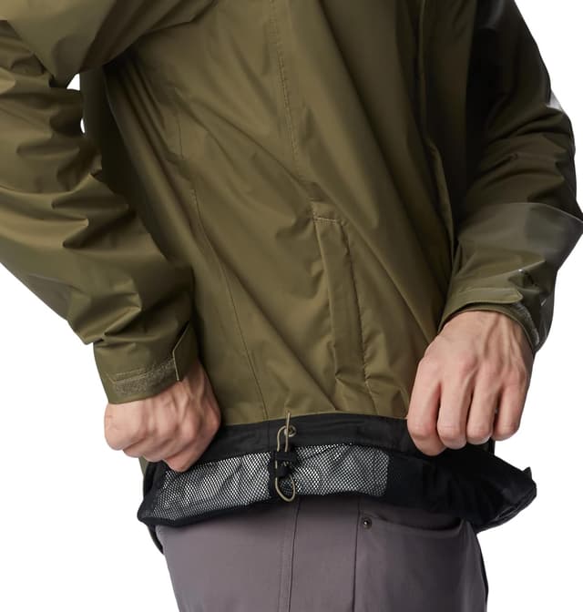 Detalle de Columbia Watertight 2 Herren Regenjacke – wasserdicht & atmungsaktiv, mit verstaubarer Tasche